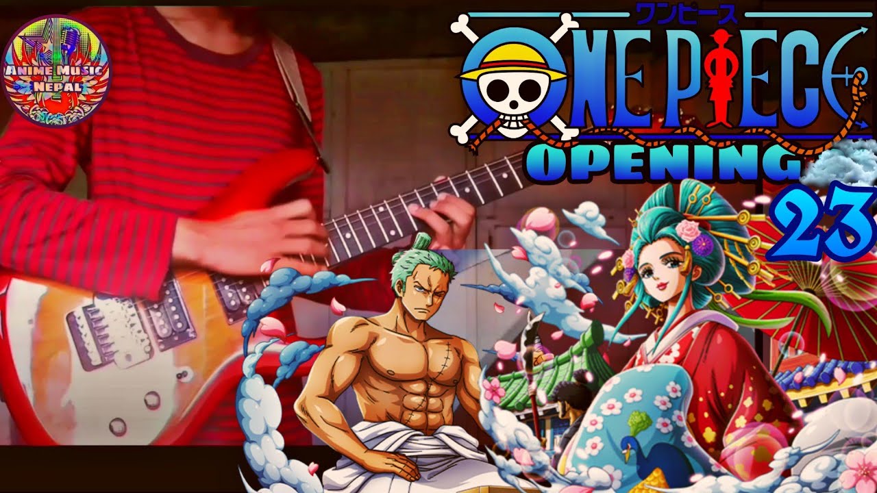 One piece - Opening 23 Dream on Guitar Tab [PDF+ MIDI +GP5] Sheet music for  Guitar (Solo)