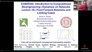 E340/542 Network Dynamics, Lecture 15, Feed-Forward Networks & Limiting Cases, December 10, 2024