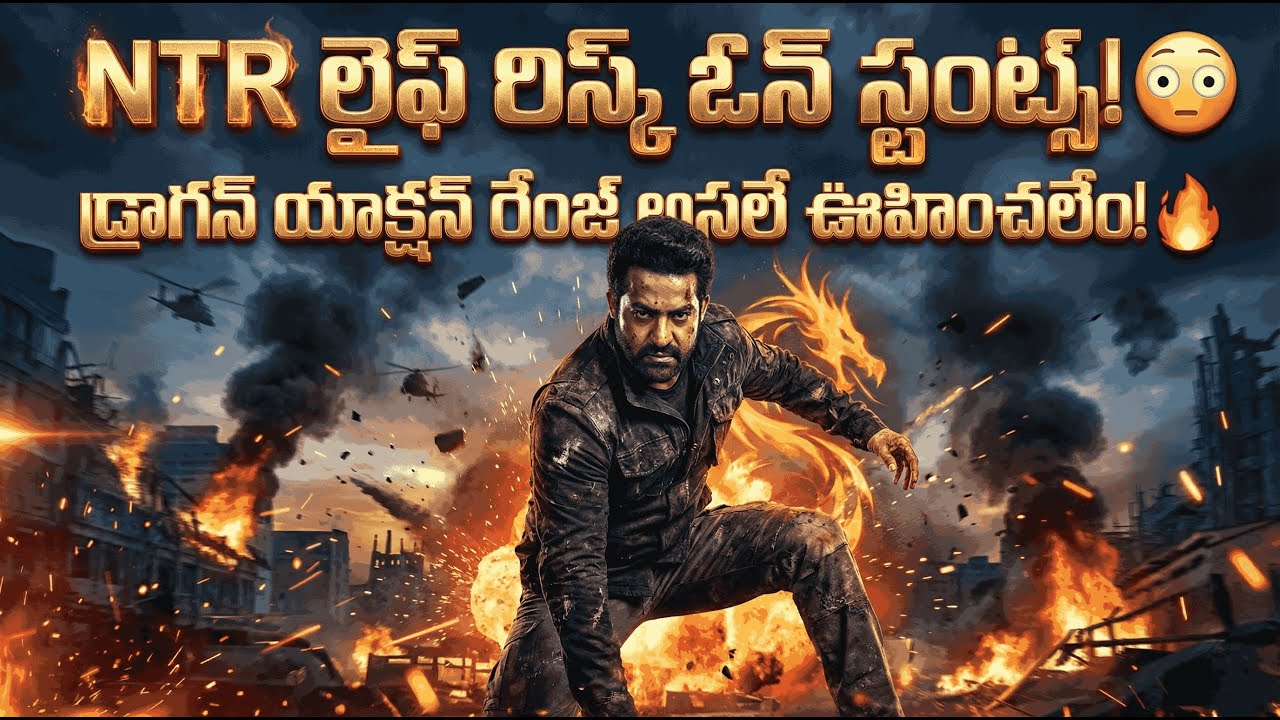 I’ll do my own stunts! — NTR shocks fans with DRAGON action 🔥