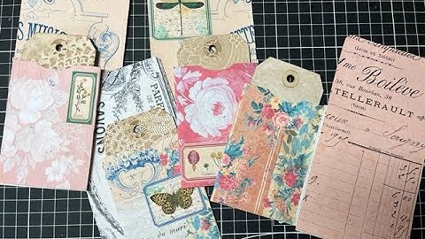 Stash Busting - Fun Mini Envelope Flips