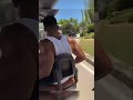 ANTHONY JOSHUA AND FRIENDS RACE GOLF BUGGIES IN DOMINICAN REPUBLIC