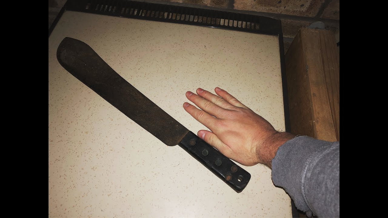 RUSTY MACHETE RESTORATION!!! YouTube