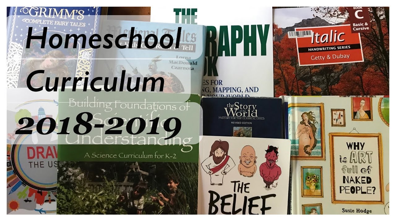 Our Homeschool Curriculum Choices 2018-19 - YouTube