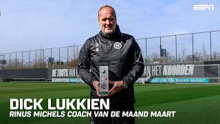 Dick Lukkien = Rinas Michels Treneris van de Maan maart