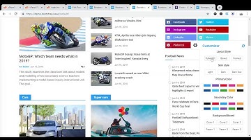 bootstrap 4 demo live customizer plugin