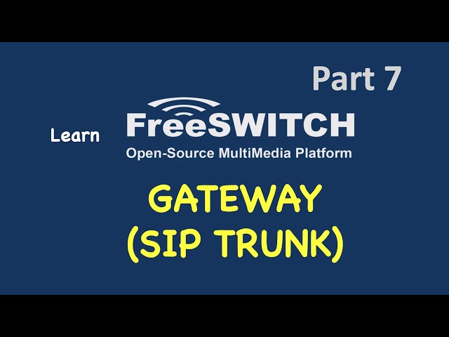 Sip Trunk for Freeswitch