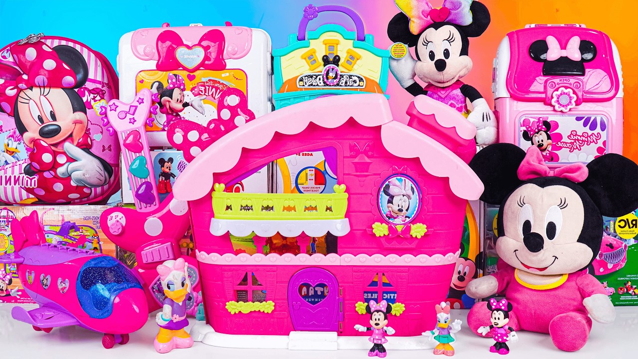 Satisfying with Unboxing Disney Minnie Mouse House Playset, Toys Collection | Review Toys ASMR