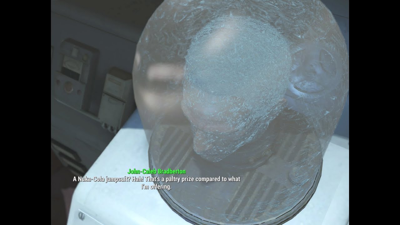 John Caleb Bradberton All Dialogue Nuka World Fallout 4