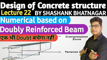 RCC Lecture 22 | Numerical based on Doubly Reinforced Beam @WAYtoEngineering by SHASHANK sir