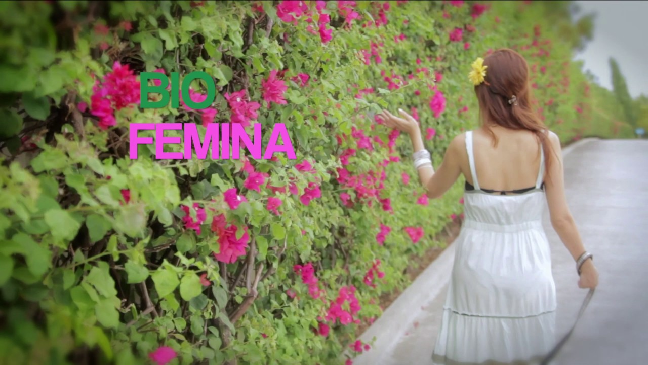 Feminine deodorant spray removes vaginal odor. Bio Femina Commercial by