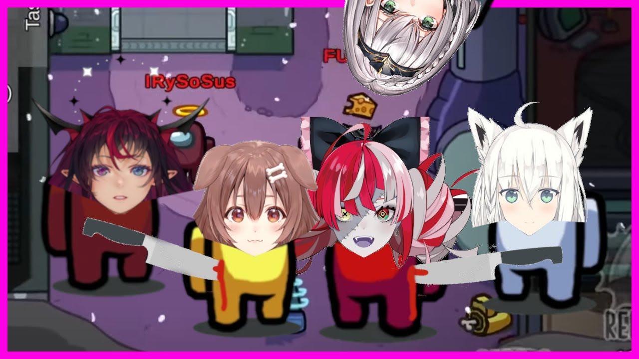 IRyS wants to do a Double Kill - Holo Among Us (Multi-POV)[Hololive]