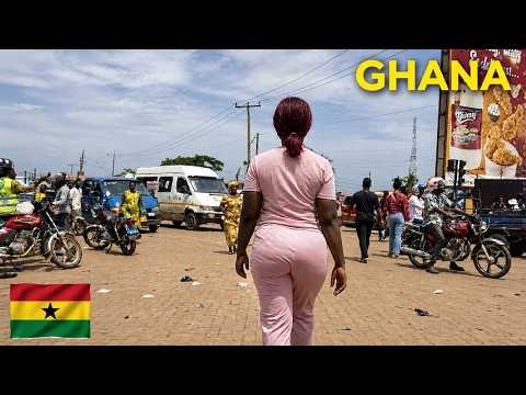 African Beautiful Ladies Walking Tour, GHANA.
