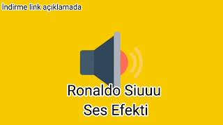 Ronaldo Siuuu Sesi - Ses Efektleri Resimi