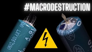 Capacitors Blast | Exploding in Macro | Slow Motion Experiment