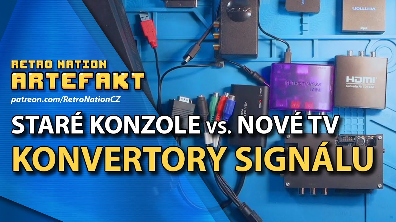 HW Artefakt: Jak připojit staré konzole a počítače k moderní TV + Datadisk: Icy Tower