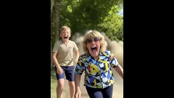 When a Monster Starts Chasing You… 🏃‍♀️🔥 (AI Video) woman runs