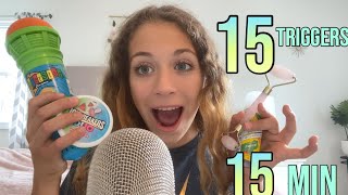 ASMR 15 Triggers in 15 minutes! Collab with miss asmr queen 👑