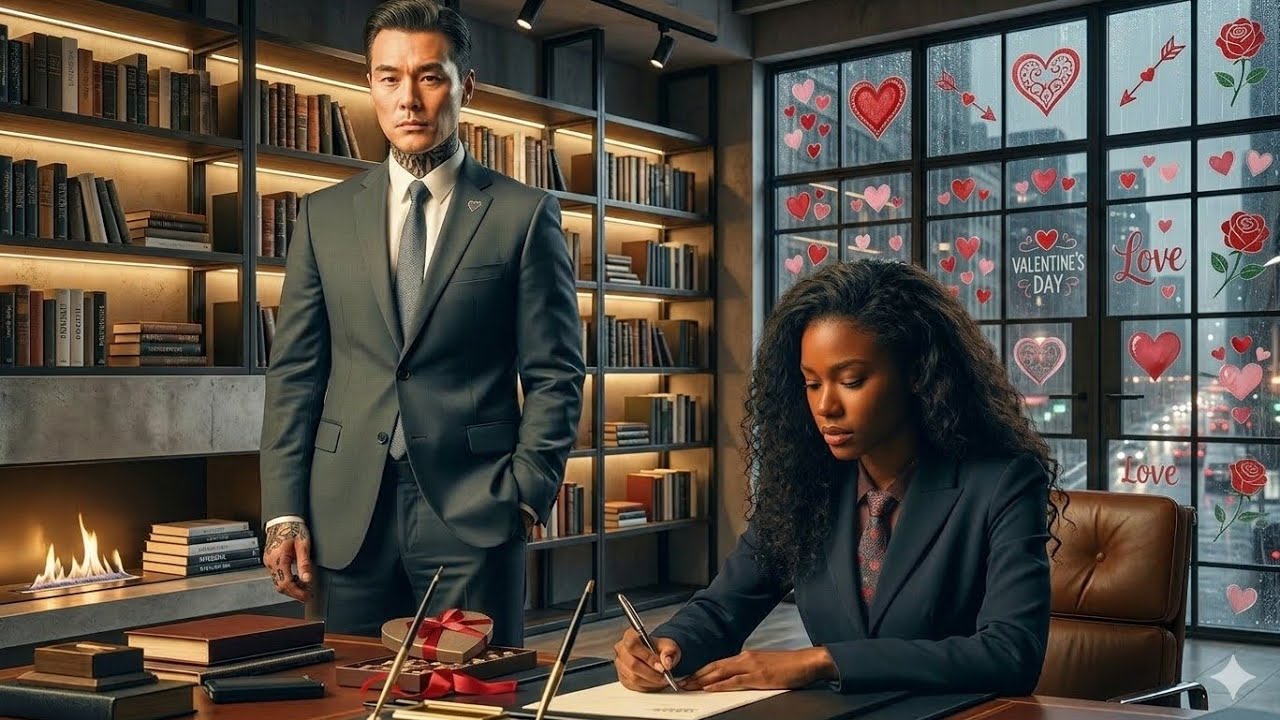 Heartbroken on valentine’s day, black lady Signed Divorce—Unaware the korean Mafia Boss Set the Trap