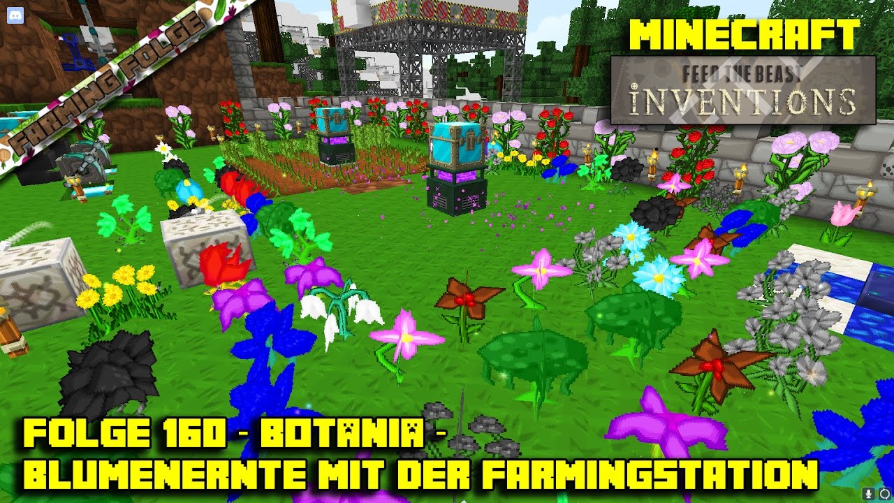 Botania Blumen mit der Farmingstation FTB Inventions S01E160