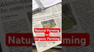 Natural Farming vs Organic Farming | UPSC | PM Modi  #namansir #bestiasacademyinchandigarh