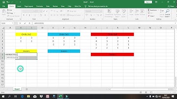 Invers Matriks dengan Excel