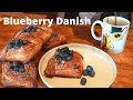 Blueberry croissant danish