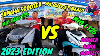 YAMAHA MIO i 125 VS  MIO GEAR 125 | Panoodin mo bago ka BUMILI | 2023 MODEL