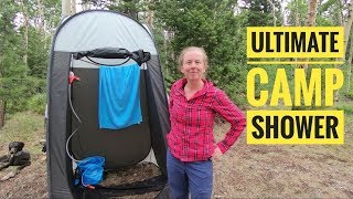 Portable Camping Shower System | For Better or Bikes