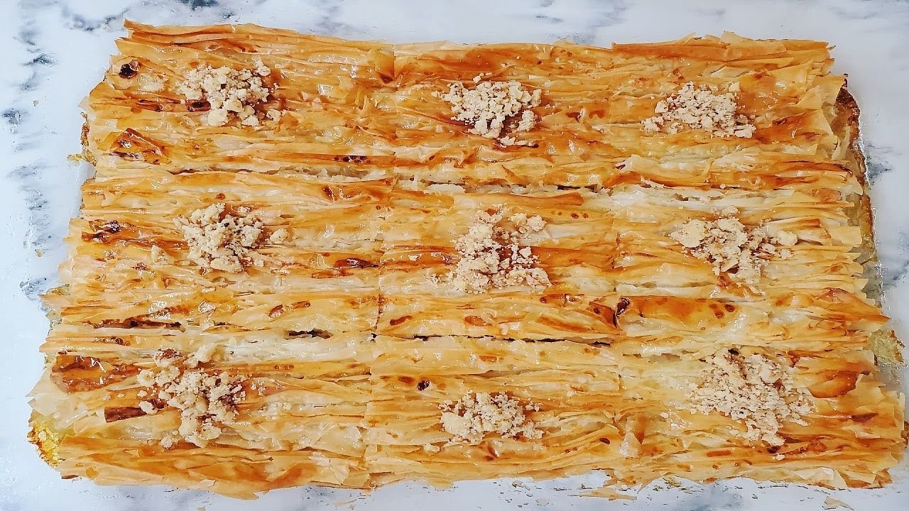 حلى تركي بعجينة البقلاوة طعم وشكل ولاأروع - Turkish Dessert Recipe