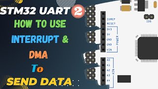 STM32 UART #2 || Use Interrupt & DMA to send Data