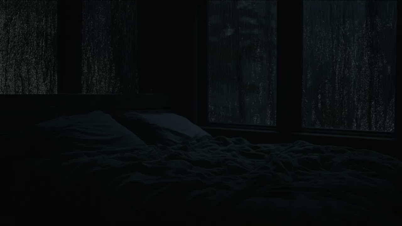 Listen and Fall Asleep with the Sound of Night Rain | Ambience for Relaxation and Better Sleep