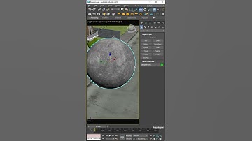 how to create the moon in #3dsmax #isro #chandrayaan3 #missionmoon #3dmoon