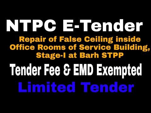 #NTPC E-Tender#upload tender & filling prosses#NTPC ka tender kaise bhare,