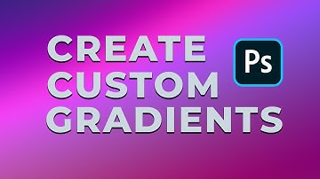Make Your Own Custom Gradient in Photoshop | Gradient image background #graphicdesignshorts