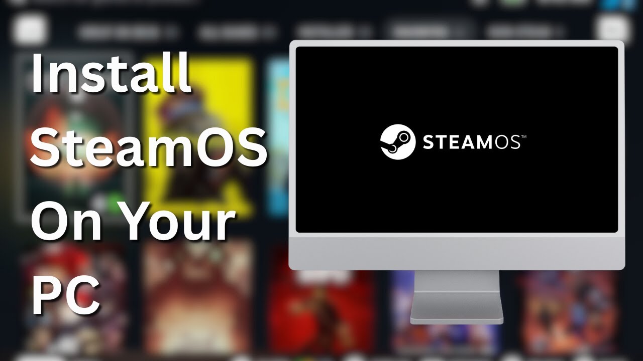How to Install SteamOS on a budget gaming pc - YouTube