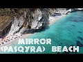 Mirror pasqyra beach  shpella e pllumbave  plazhi i manastirit  ksamil  albania 2021