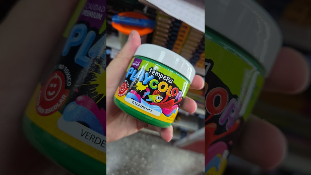 Temperas PlayColor para darle color a tus dibujos 