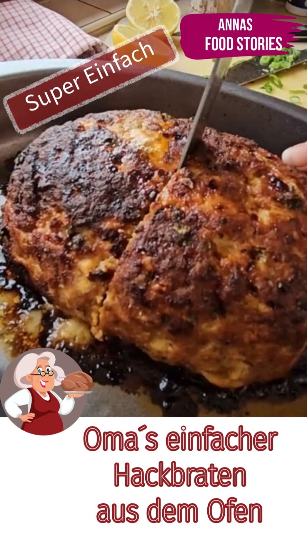 Oma´s einfacher Hackbraten aus dem Backofen - #rezept - YouTube