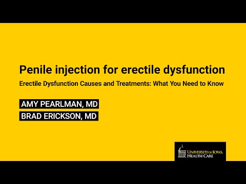 Video: Injeksjoner Med Erektil Dysfunksjon: Hvordan, Risiko Og Bivirkninger