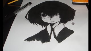 How To Draw Mei Misaki From Another メイ美咲 - もうひとつの