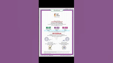 K Y P Certificate Santosh Kumar gangi