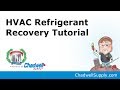 HVAC Refrigerant Recovery Process Demonstration