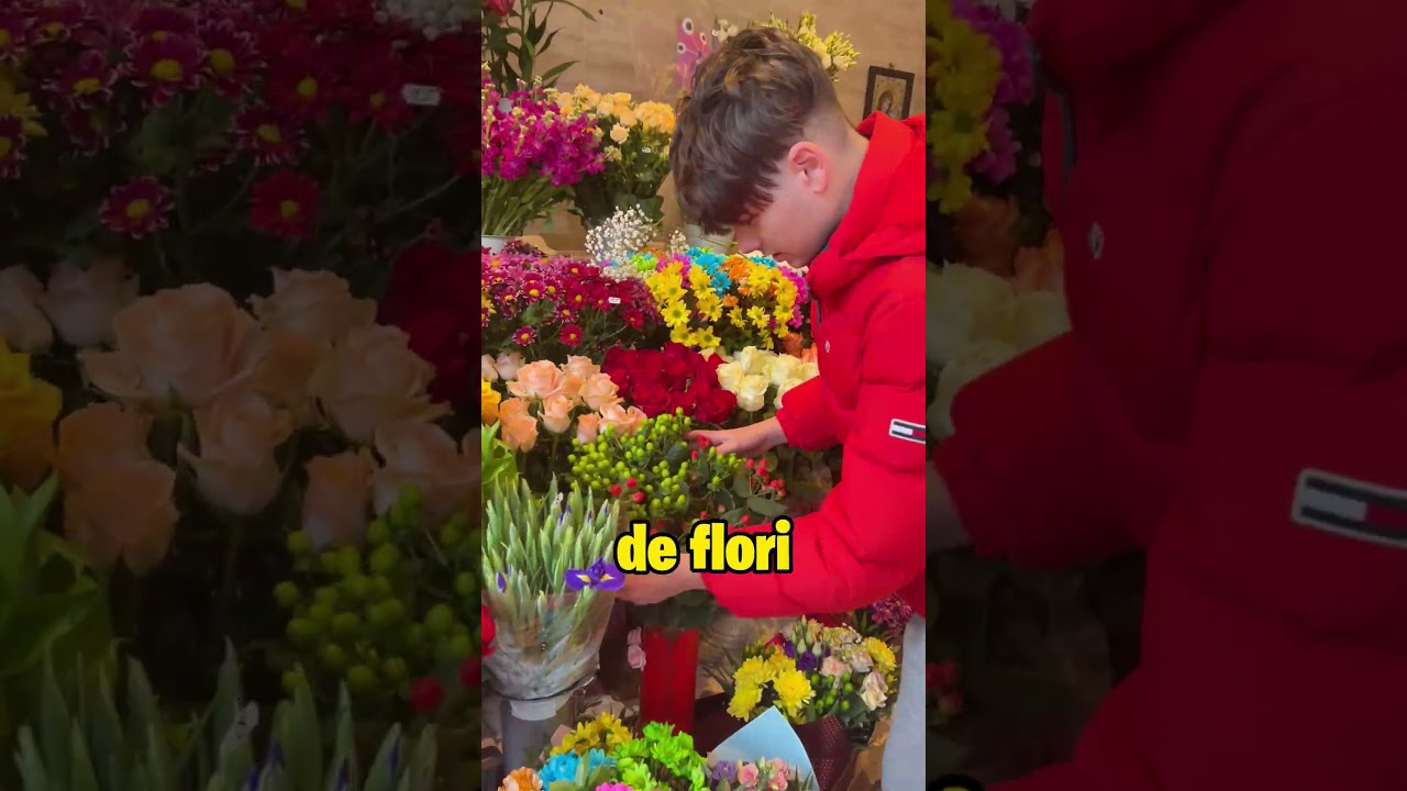 Câte flori sunt într-o florarie?