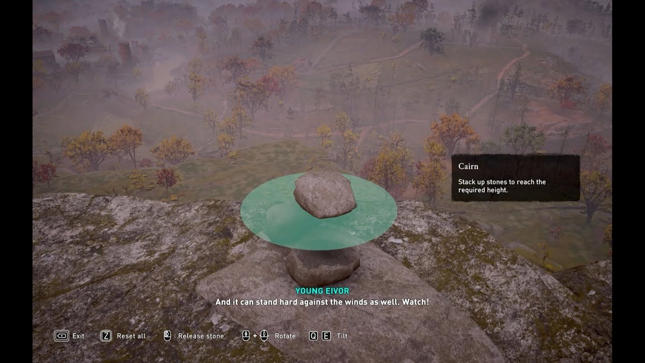 Assassin's Creed Valhalla -  Cernewood - Cairn Mission Gameplay