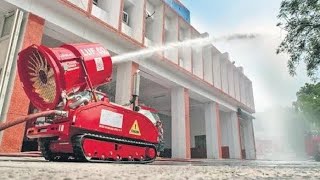 Remote control Fire fighting robot in india #FireFightingRobot #VijayVehicles
