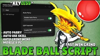 Blade Ball Script *NO KEY* - AUTO PARRY + OP SPAM PARRY | AUTO CURVE BALL | MORE FEATURES