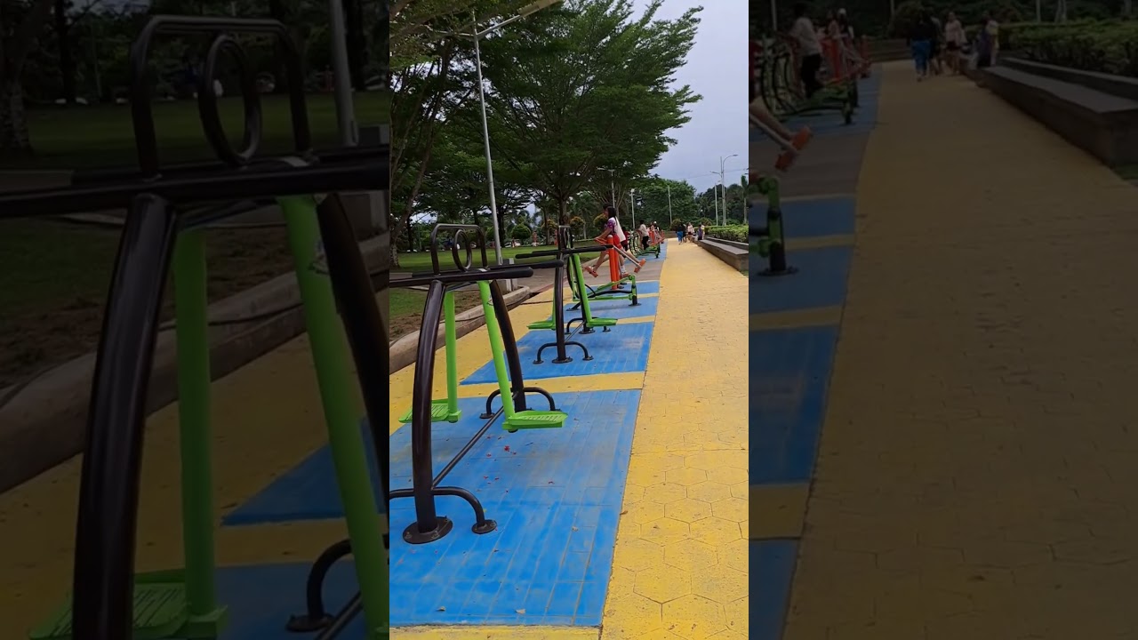 OUTDOOR EXERCISES EQUIPMENT OF CITY HALL TAGUM CITY | Ryoko Celine