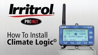 How to install Climate Logic