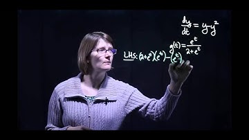 Screencast 7.1.3: Solution to differential equation