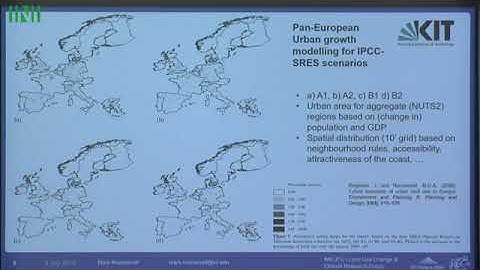 Prof. Mark Rounsevell | Approaches to Modelling Urban Land Use Change in Response to Residential...